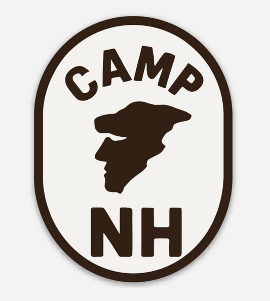 Camp NH Waterproof Vinyl Sticker – Support New Hampshire State Parks