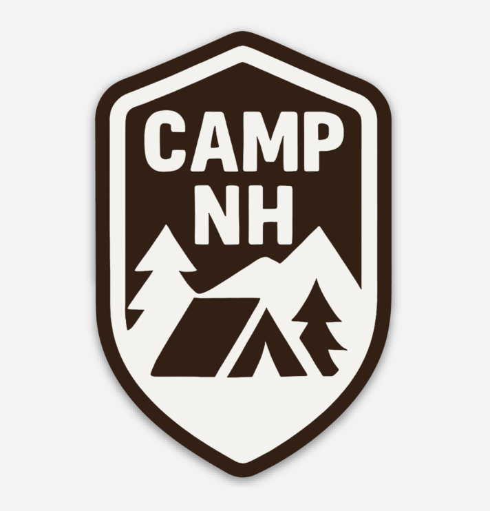 Camp NH Waterproof Vinyl Sticker – Support New Hampshire State Parks